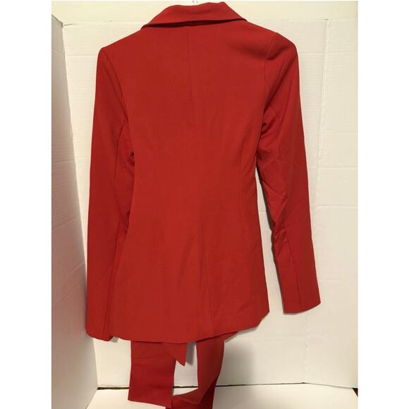 Pretty Little Thing Size 0 Women's Blazer with Oversized Tie - Picture 2 of 7